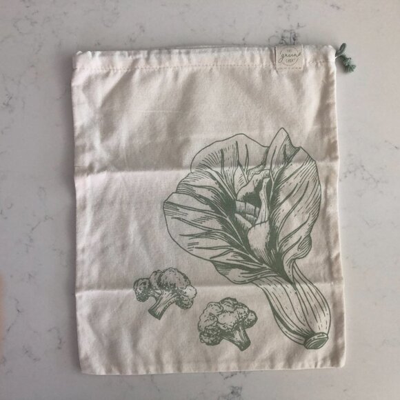 The Green Shop Set of 3 Re-usable Washable Poly/Cotton Produce Bags Size OS NWT - Picture 6 of 7